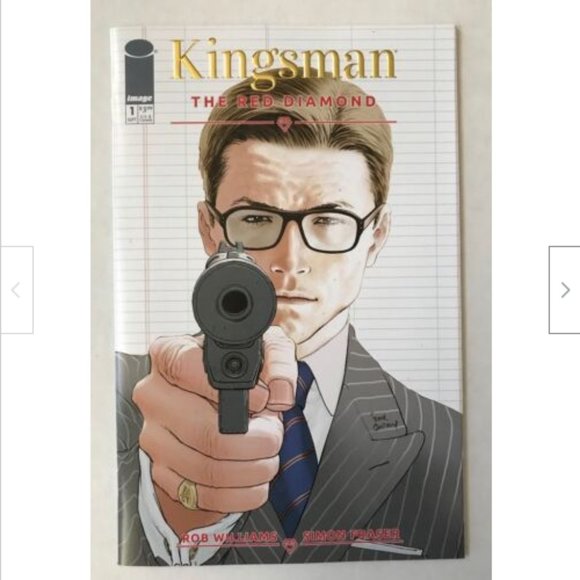 Image Kingsman The Red Diamond #1 Gold Foil Variant Comic - Picture 1 of 2